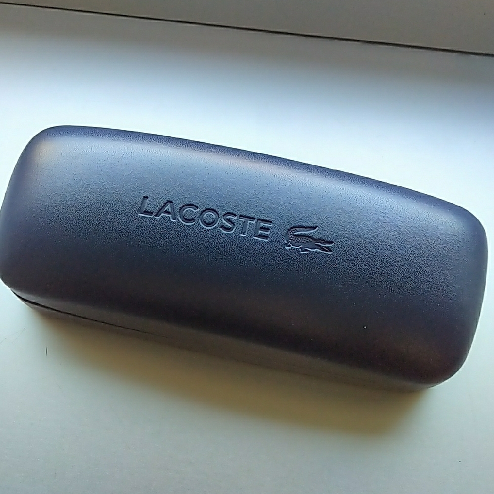Lacoste Blue Eyeglass Case